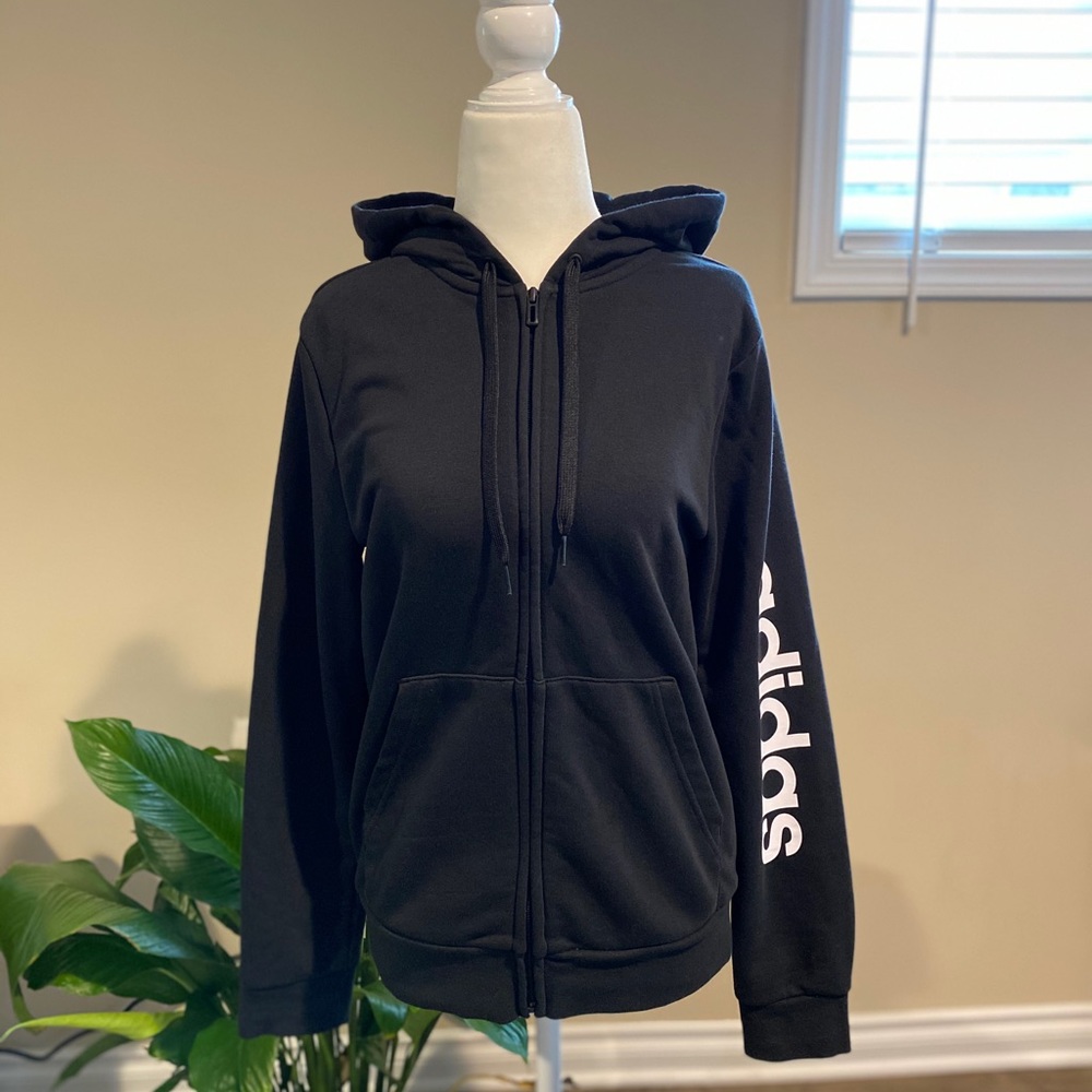 Adidas Zip Hoodie- Youth M or Women’s XS